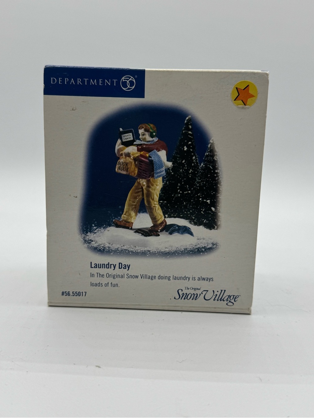 Department 56 The Original Snow Village Laundry Day #55017.